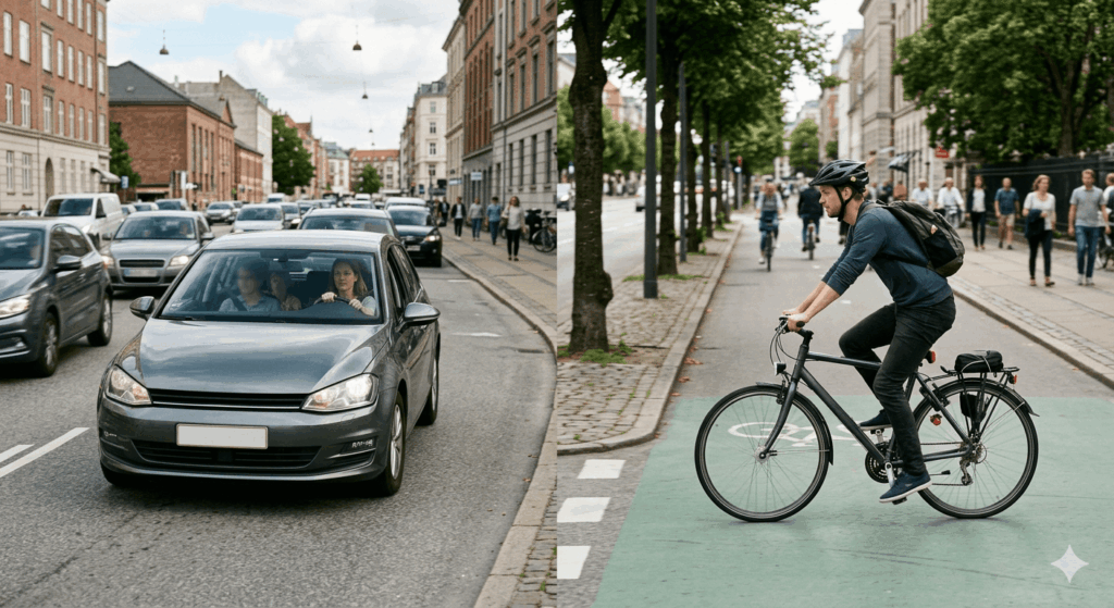 Auto vs. Fahrrad – Der ultimative Vergleich (2026)